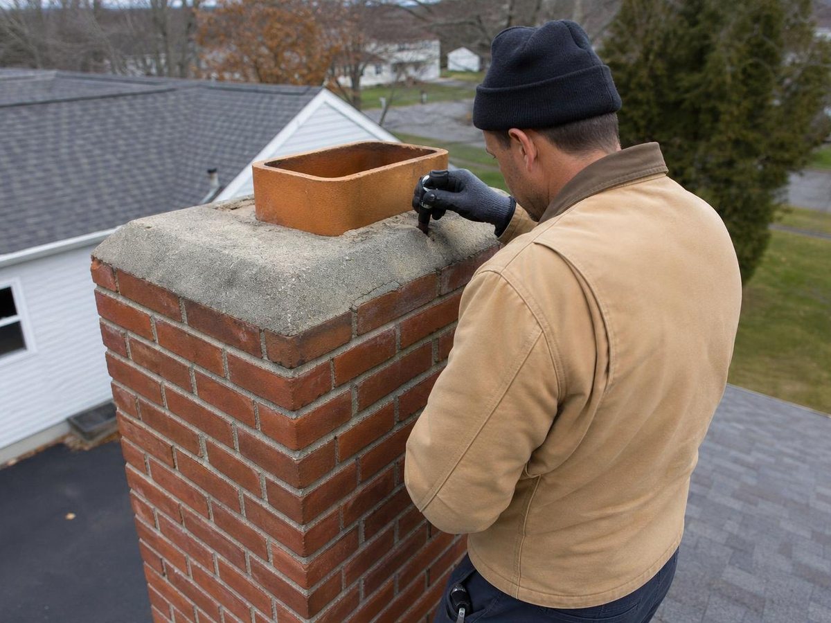 Wendy Chimney Repair work in Smithtown